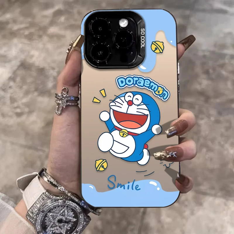哆啦A梦适用苹果16promax手机壳iPhone15创意14保护套17个性2卡通