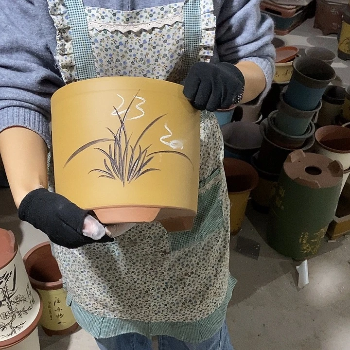 紫砂花盆紫砂花盆