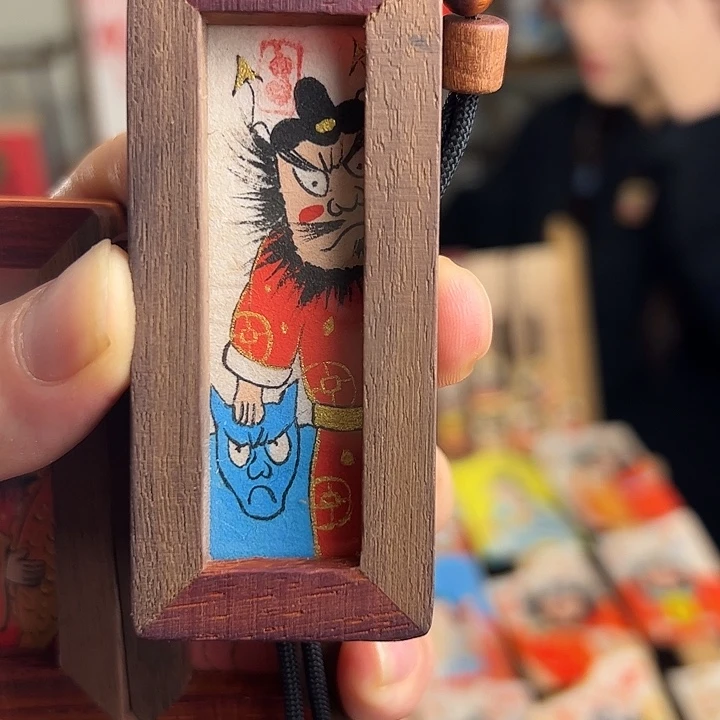 ****学纯手绘钟馗文创画