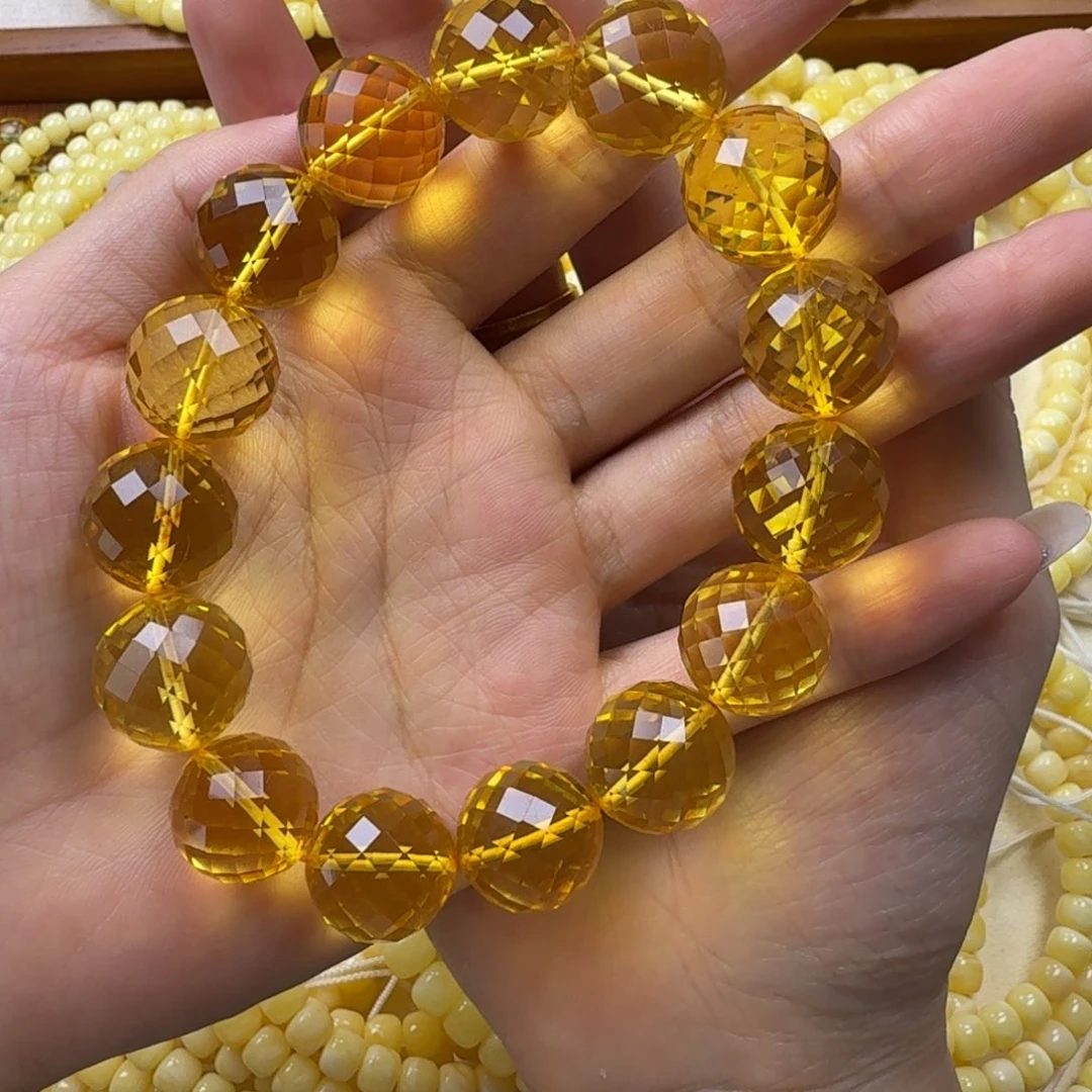 琥珀颈饰未镶嵌琥珀蜜蜡