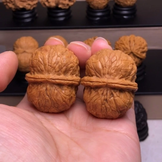 文玩核桃把件玄武元宝23