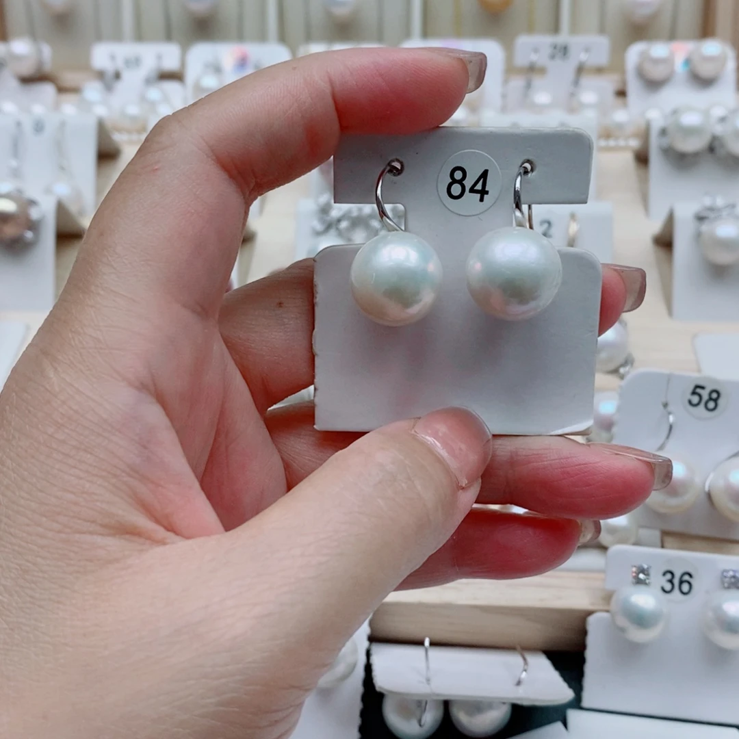 淡水珍珠银S925镶嵌吊坠(赠链)