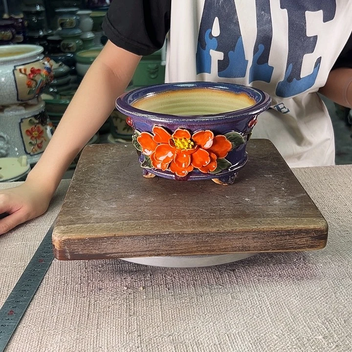 泳坤堂石湾盆陶瓷
