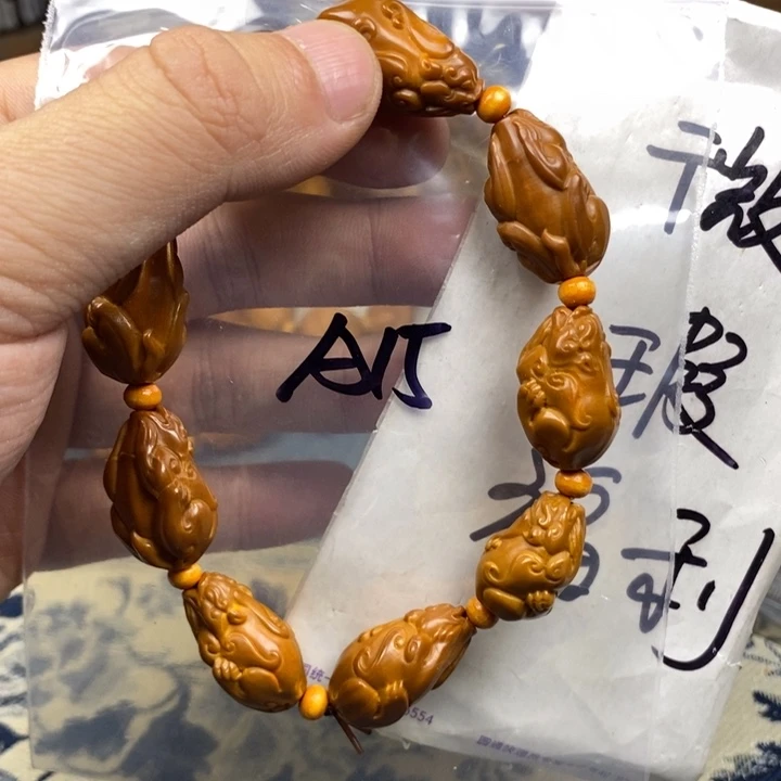 橄榄核手串/手链橄榄核雕工艺手串