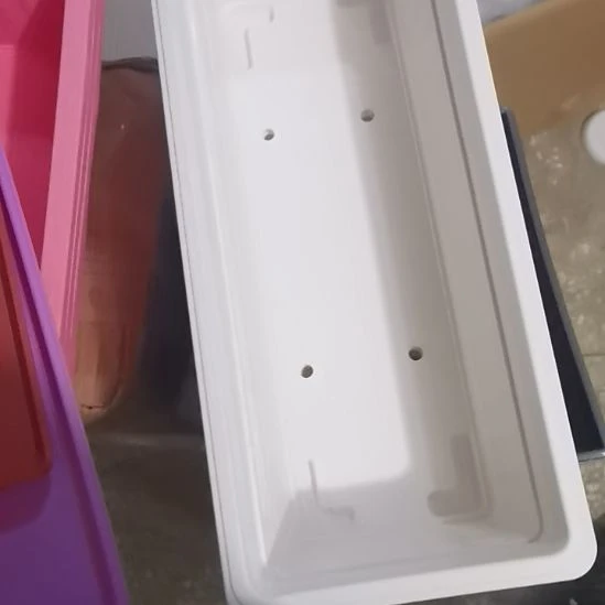 长方形50的长5个盆颜色随机