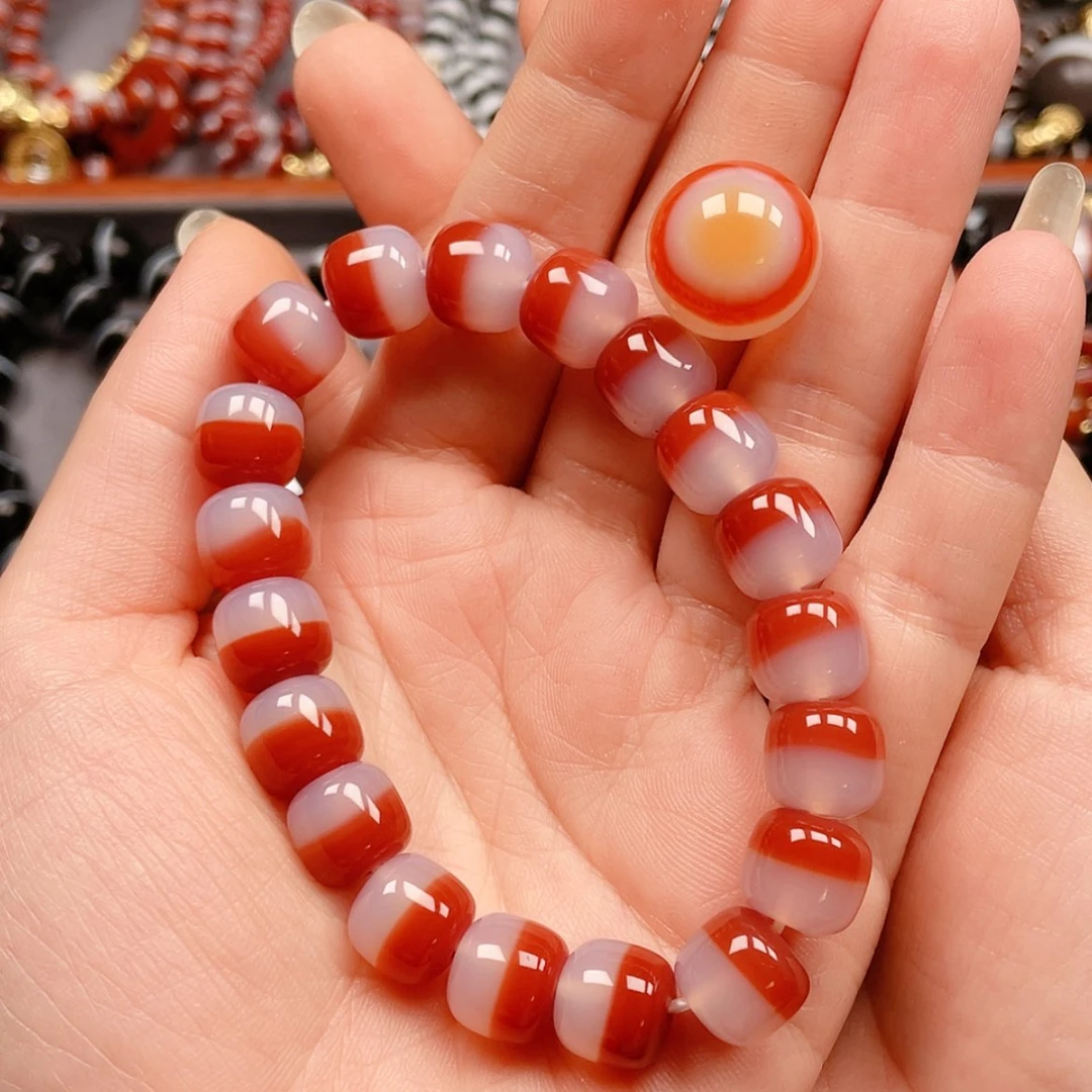 【闪购商品】玛瑙/玉髓合金珠宝半成品一*光