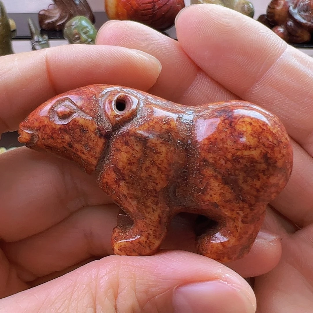 和田玉未镶嵌挂件