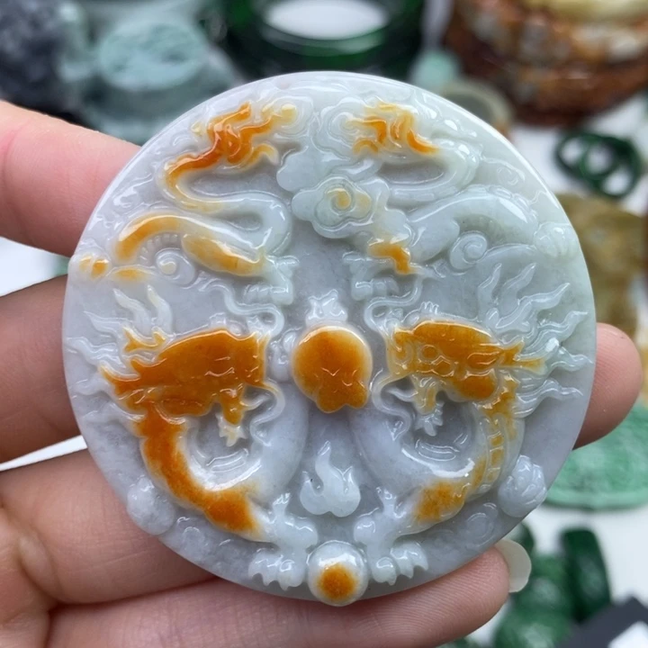 颈饰未镶嵌翡翠吊坠