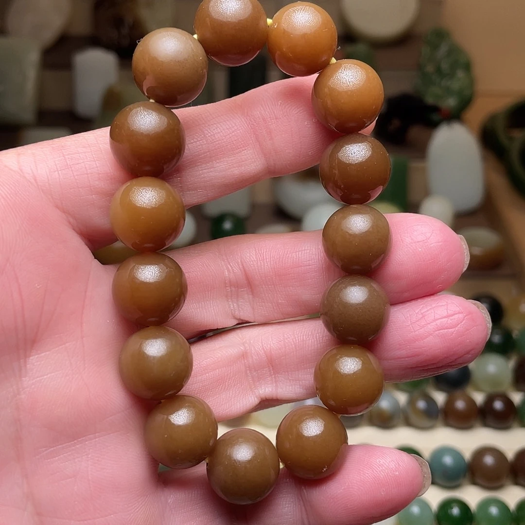 和田玉未镶嵌手串
