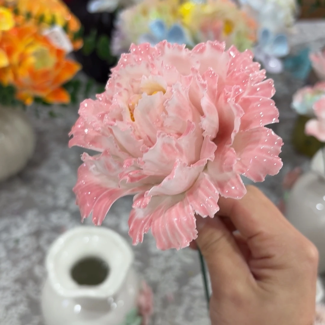 陶瓷花拍满20元发货，退款拉黑