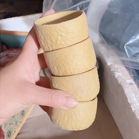 茶杯绿泥宜兴紫砂全手工制作工艺
