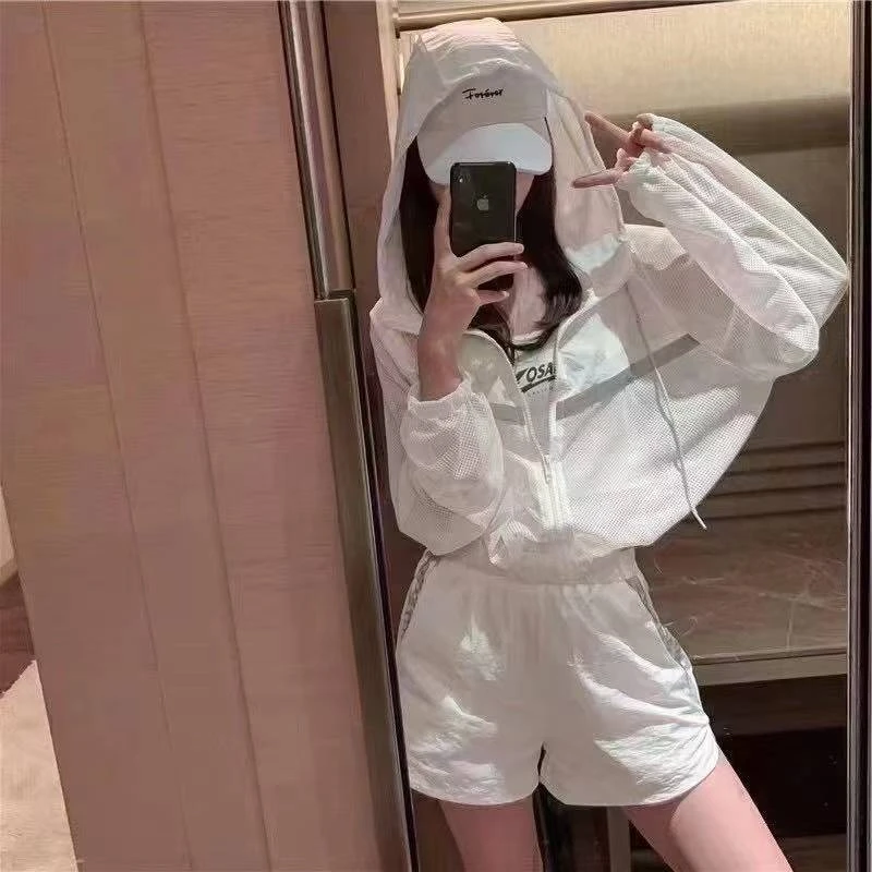 【ZUOZUO】夏季新款休闲百搭防晒套装938