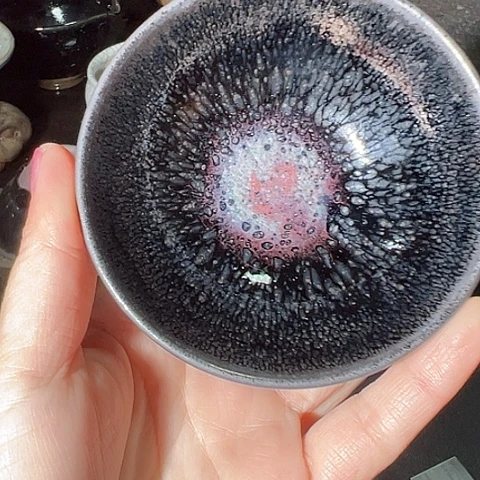 瓷天**勤宋御柴烧主人杯