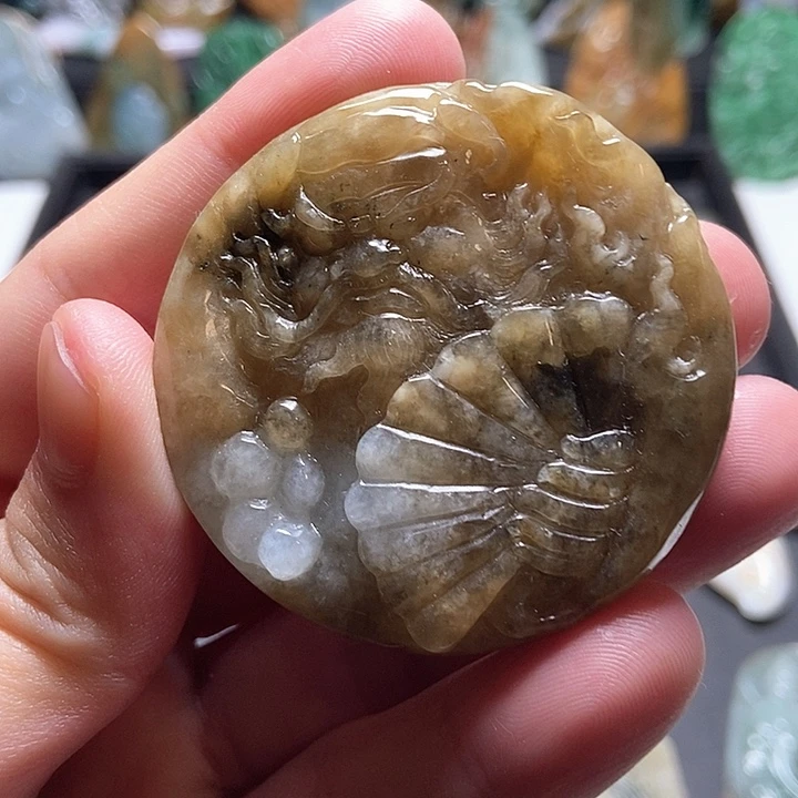翡翠未镶嵌颈饰翡翠a货
