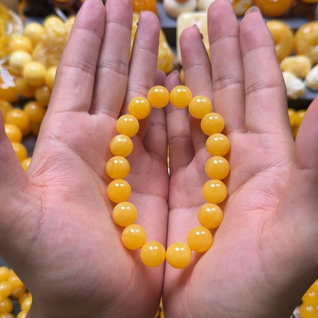 未镶嵌蜜蜡珠宝奇石同料12mm