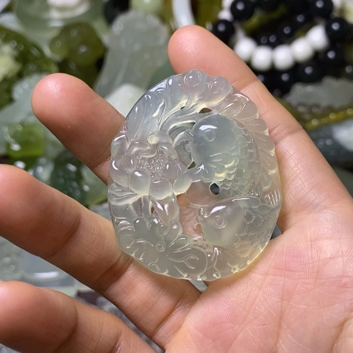 岫玉岫玉挂件未镶嵌