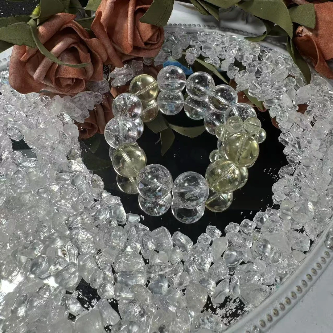 【仟亿珠宝A2-106】天然白水晶经典小众仙女颜色微差任发其一