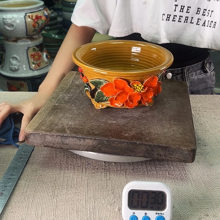 泳坤堂石湾盆陶瓷