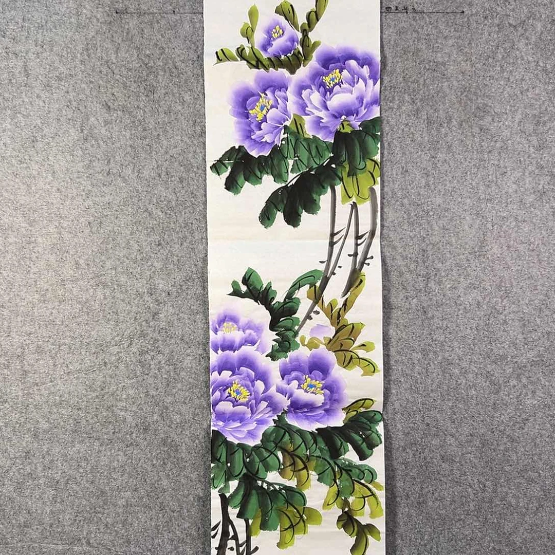 国画529 牡丹等植物生长于这里