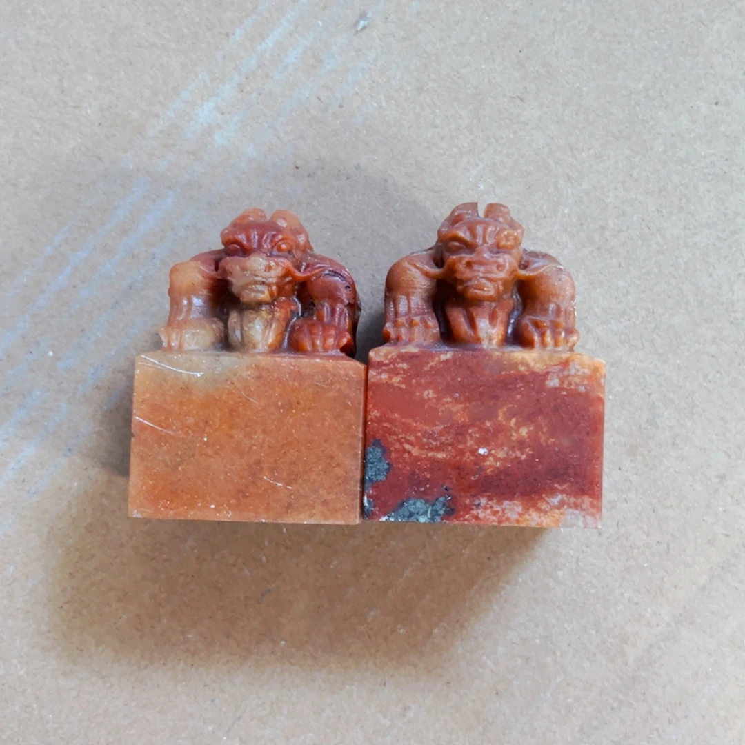 寿山石捡漏瑕疵品4*4