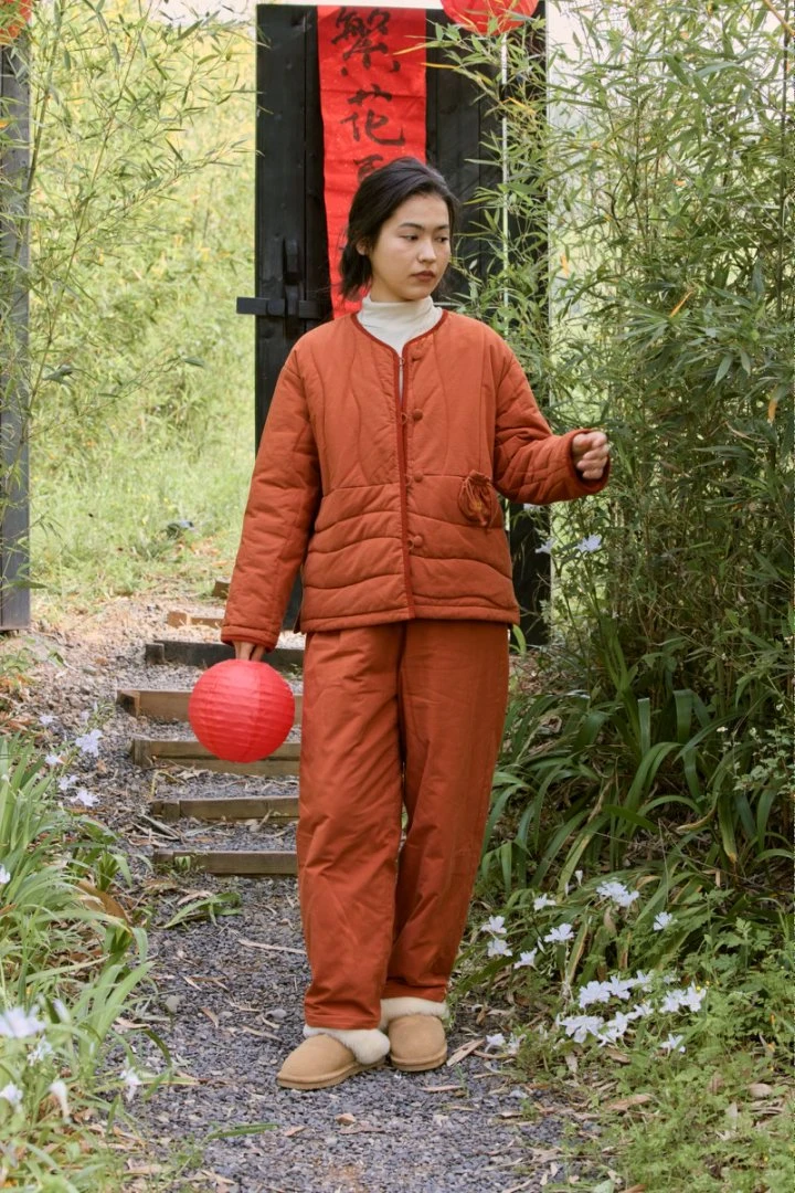 朵朵可可25年冬季棉服家居服套装252cz054