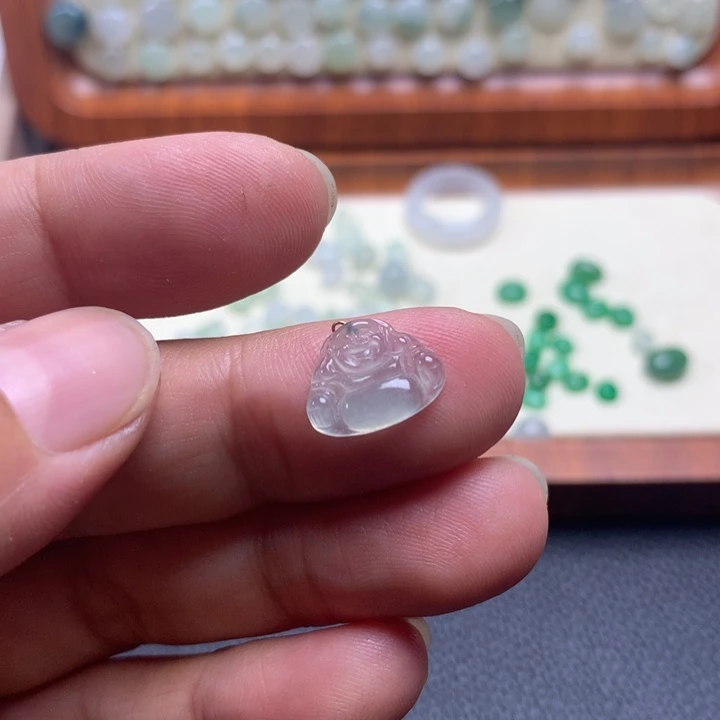 颈饰未镶嵌翡翠天然A货翡翠