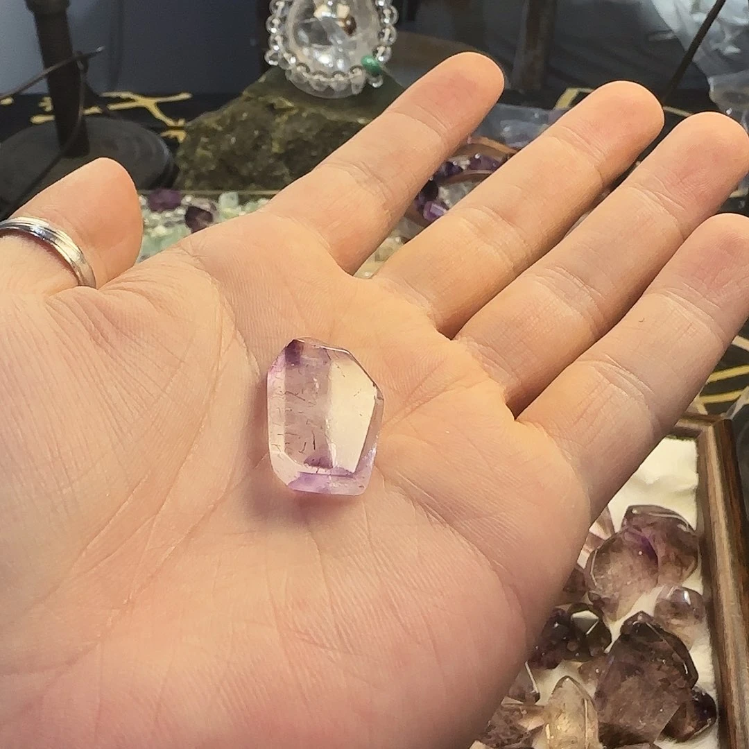 大***萌紫晶珠宝半成品银S925镶嵌