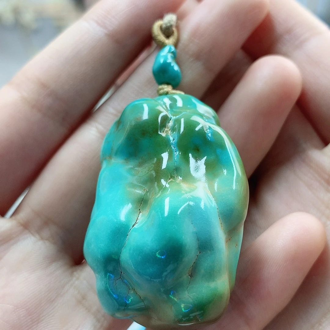 未镶嵌绿松石珠宝奇石琳*?