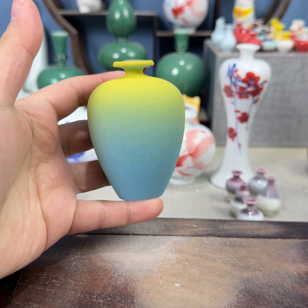 陶瓷手工小花器摆件