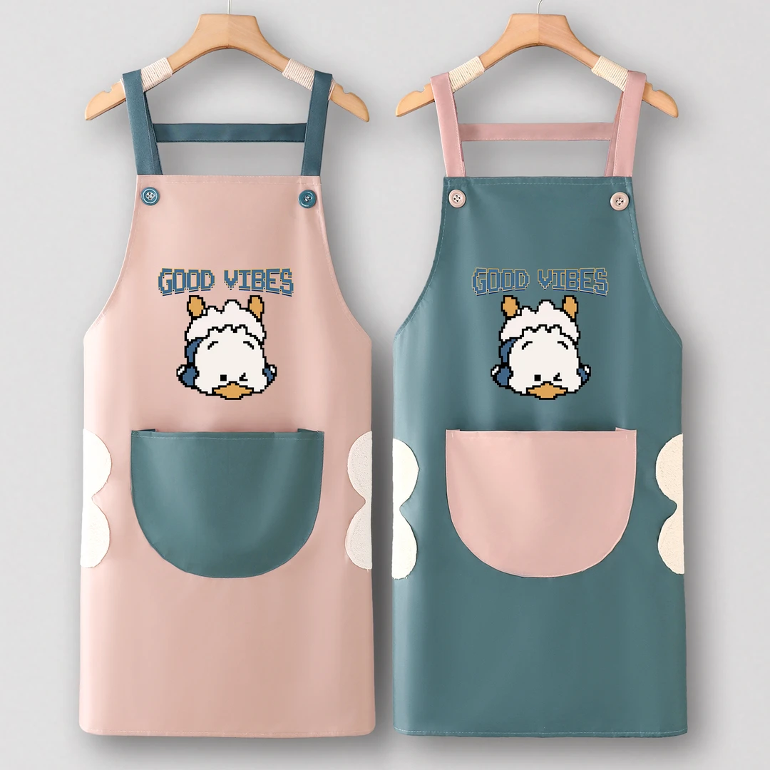 服务员围裙厨房家用2025新款工作服大人防水防油餐饮日式防油厨房