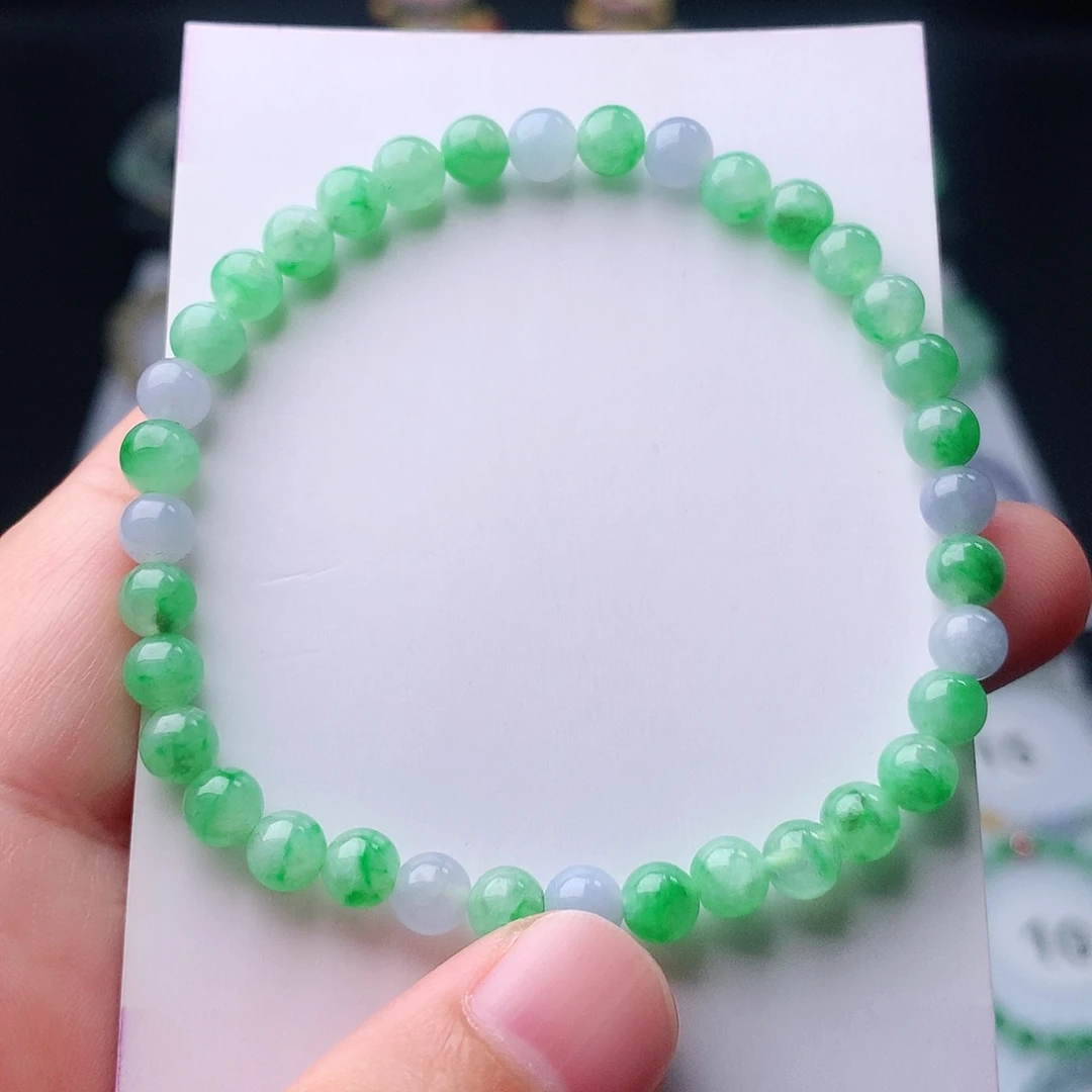 未镶嵌手链翡翠翡翠