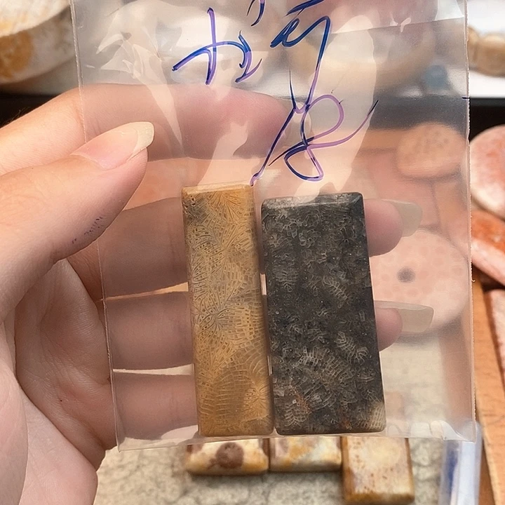 硅化玉颈饰未镶嵌小*
