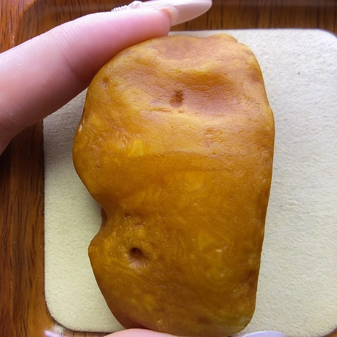 未镶嵌定制琥珀手把件 陈