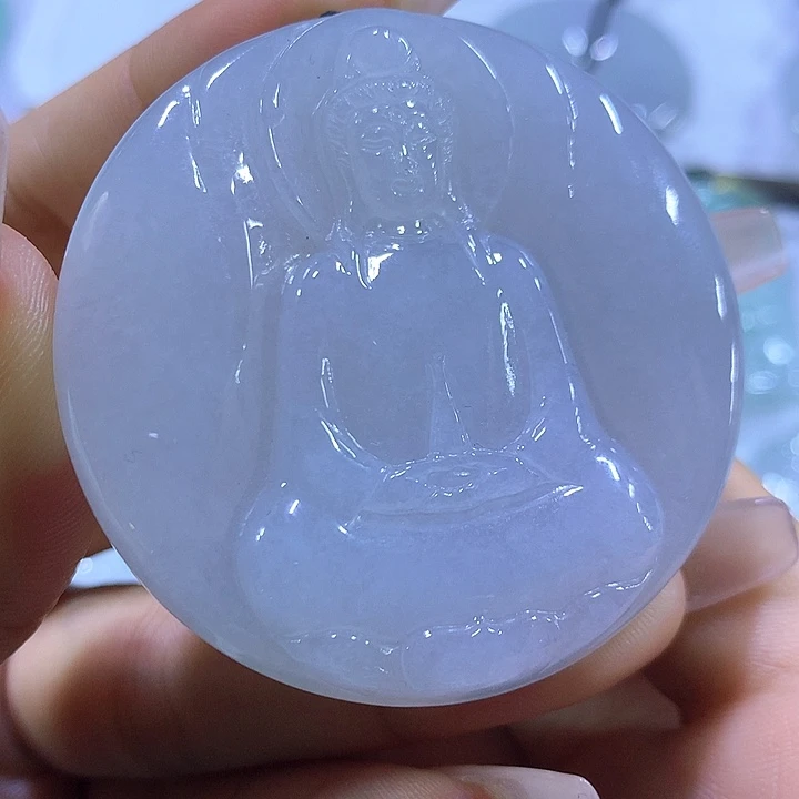 翡翠未镶嵌颈饰天然翡翠A货吊坠