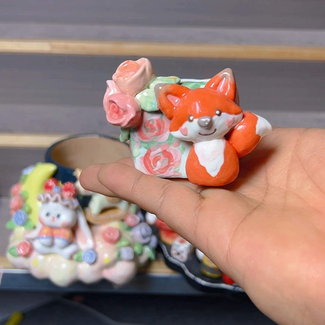 浅***福老梧家的手工多肉花盆