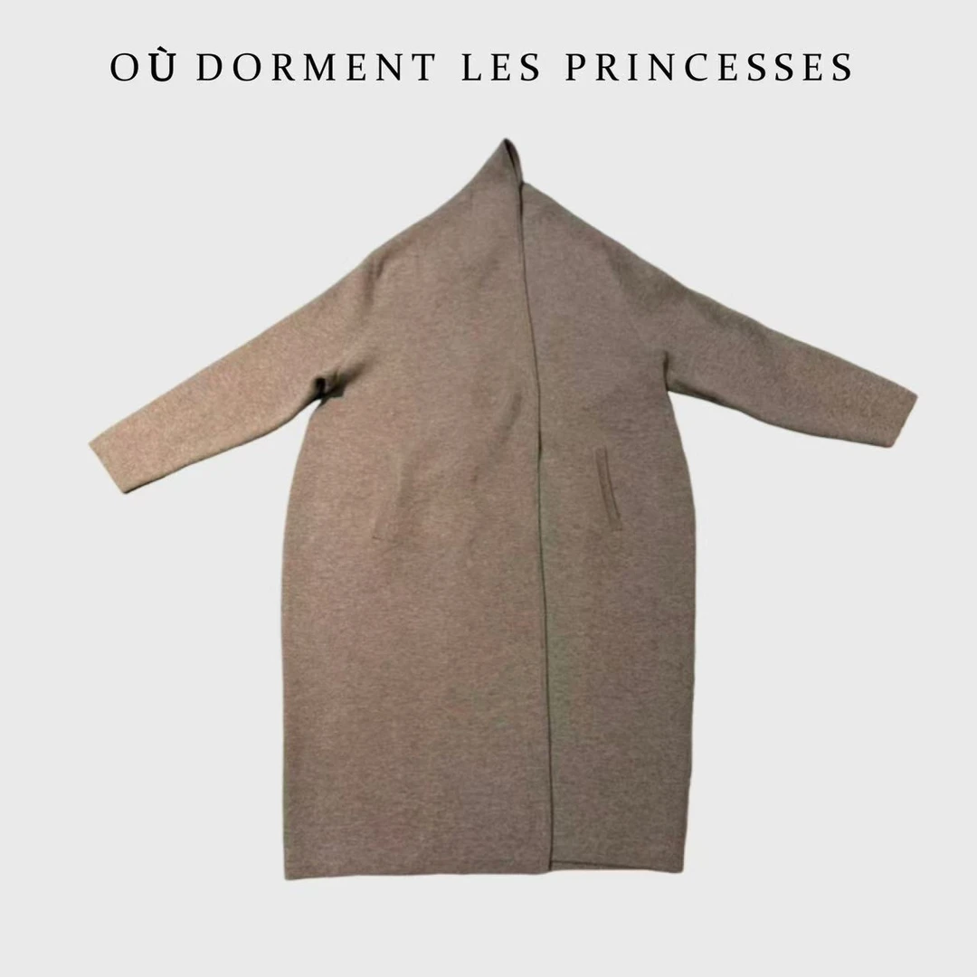 Fen姐|【午夜飞行】出口意大利LP嵿级纱线宽松长款羊绒大衣225007