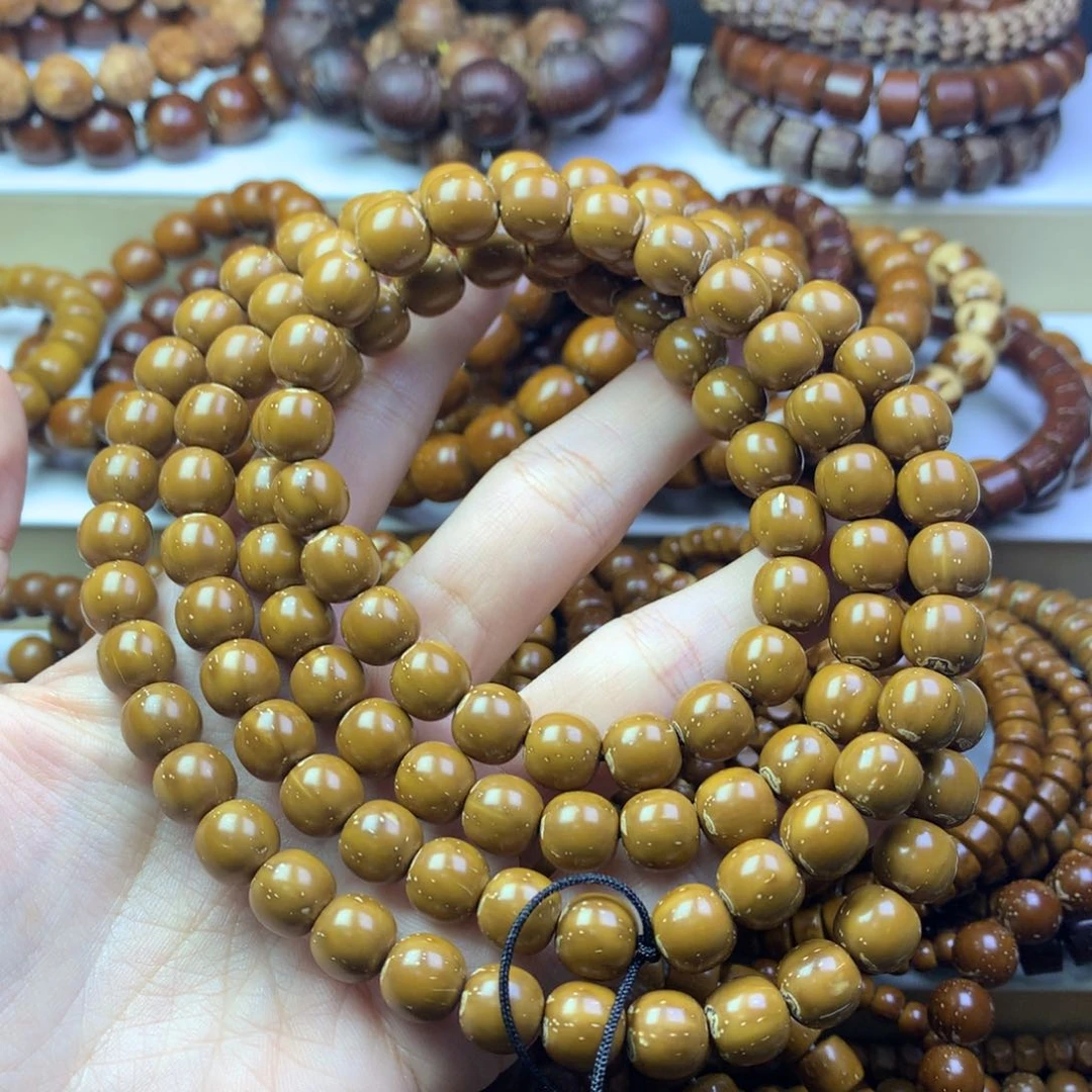 【闪购商品】手串紫金鼠9.8实心老型脖挂108颗