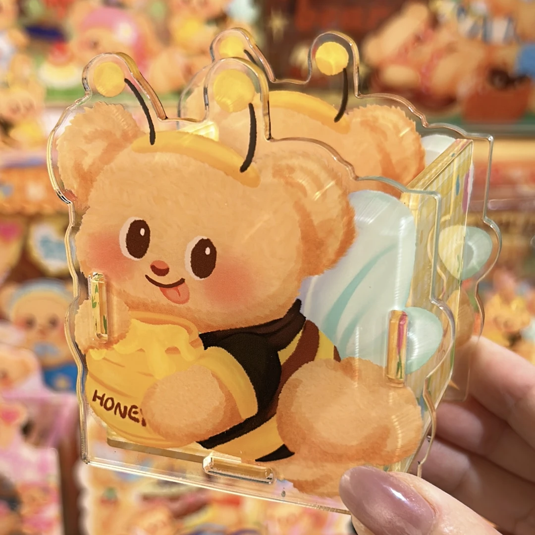 【黄油小熊】亚克力片片DIY卡通立牌冰箱贴亚克力饰品周边