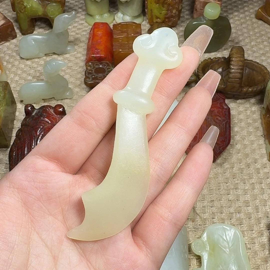 白玉菩提吊坠挂件