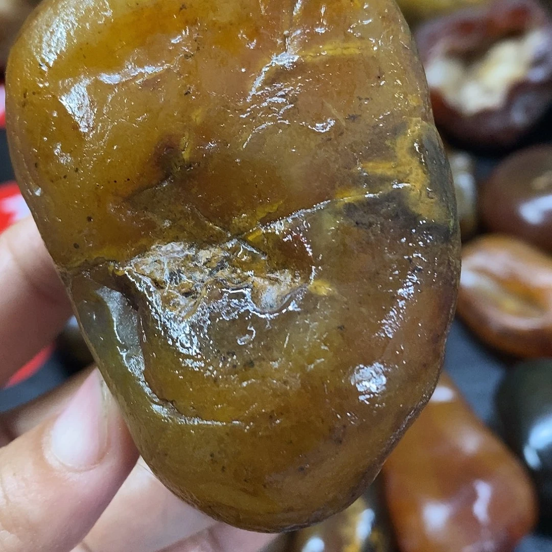 玛瑙/玉髓未镶嵌手把件