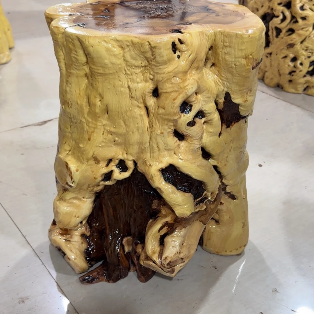 招***品龙纹鸡心枣木手工艺品