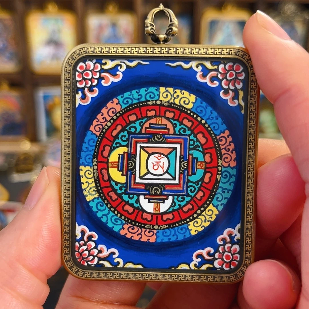 青海热贡手工绘制坦诚