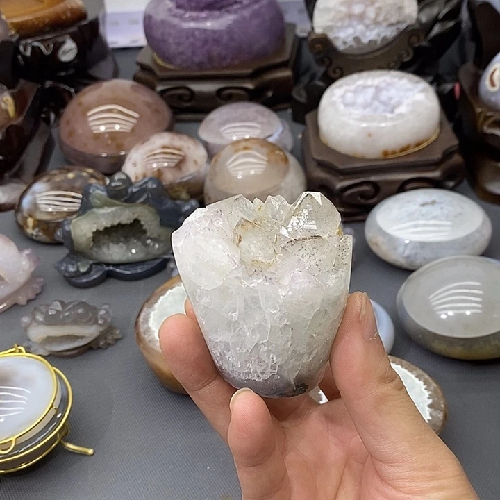 未镶嵌紫晶摆件紫晶