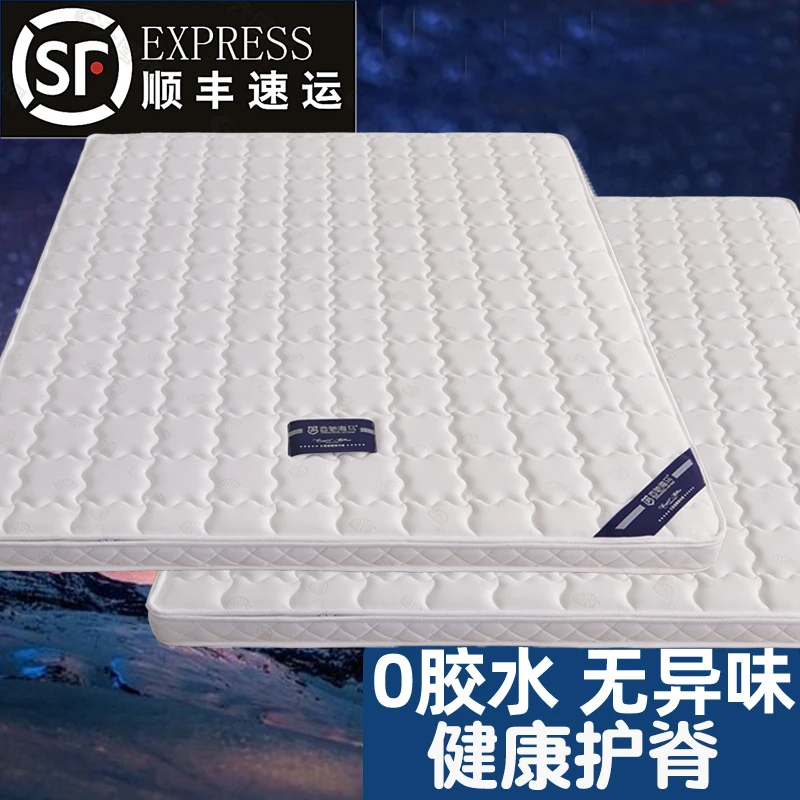 海马十大品牌椰棕床垫硬垫棕垫1.8米1.5米上下铺榻榻米垫折叠定制