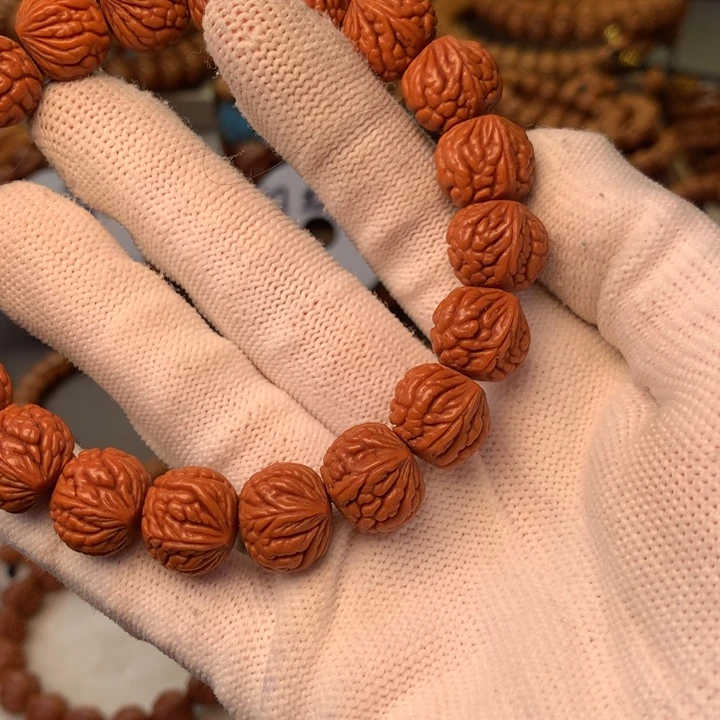 手串桃核秦岭龙纹