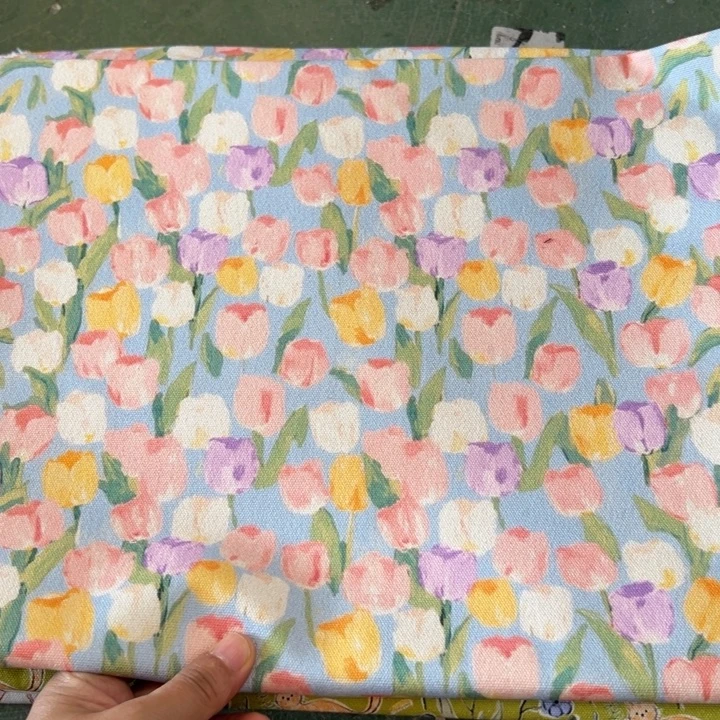 不***说棉一米价纯棉14安帆布1.1米宽果子块