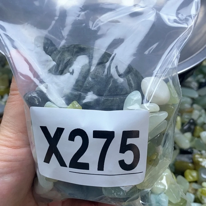 蛇纹石玉未镶嵌鱼缸石