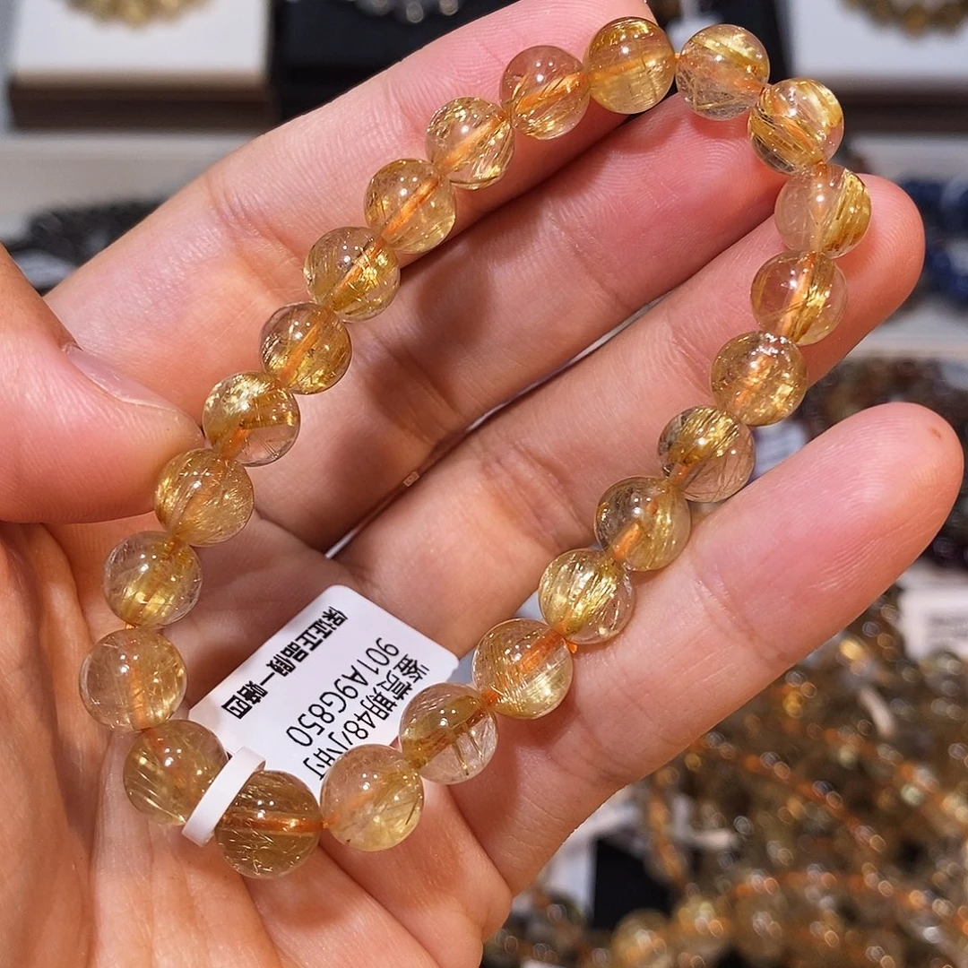 未镶嵌手链水晶钛晶8.2mm