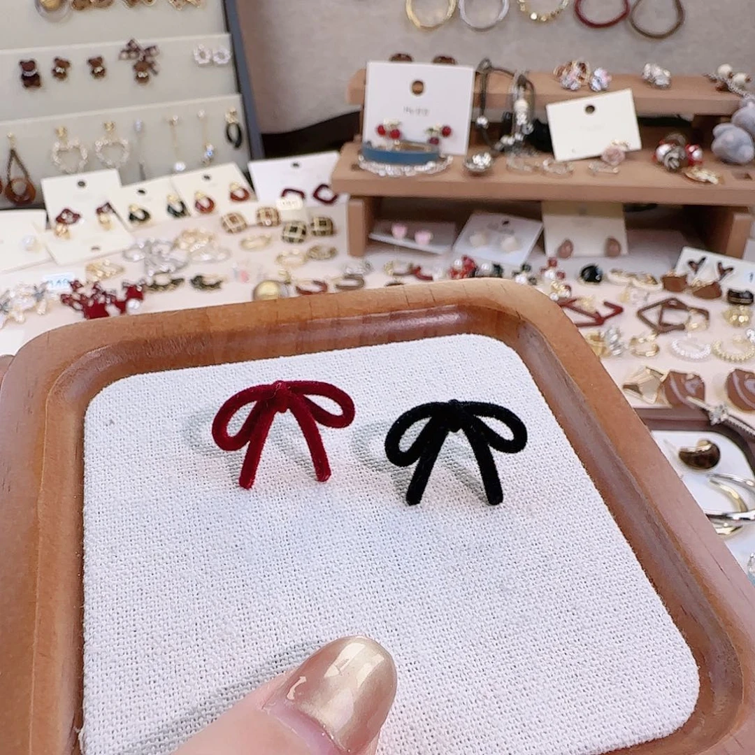 仿珍珠铜合金925银耳钉