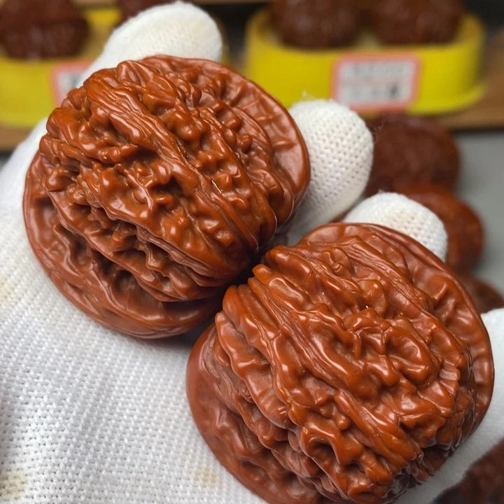 把件文玩核桃44四座楼